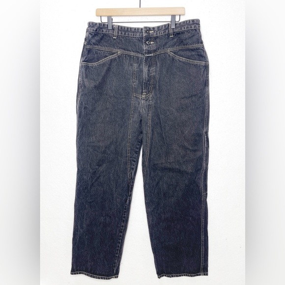Vintage Marithe Francois Girbaud Denim Jeans Black Y2K Size 38M 90’s